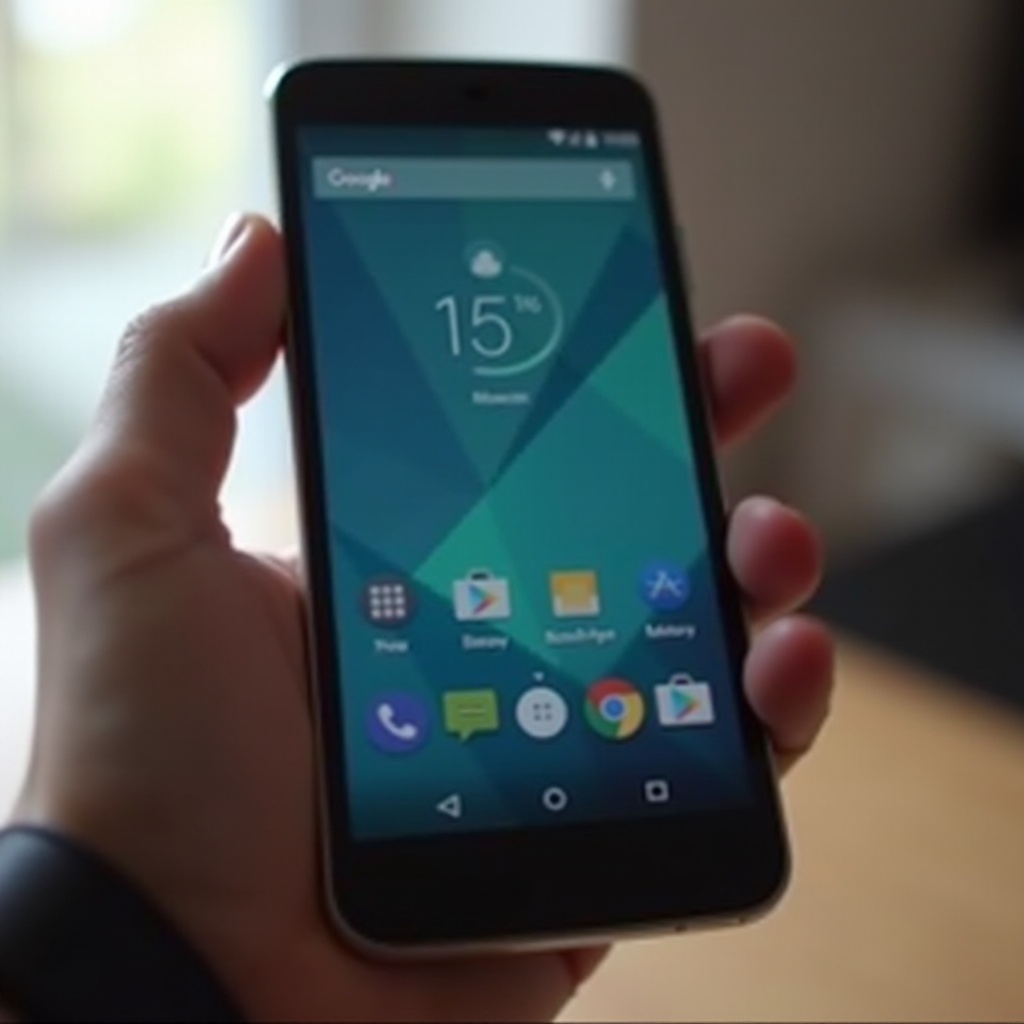 zobrazit procento baterie v Androidu