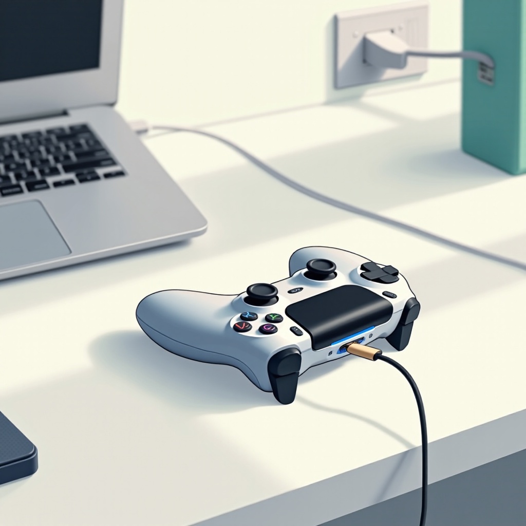 мога ли да зареждам ps4 контролера си с помощта на контакт от стената
