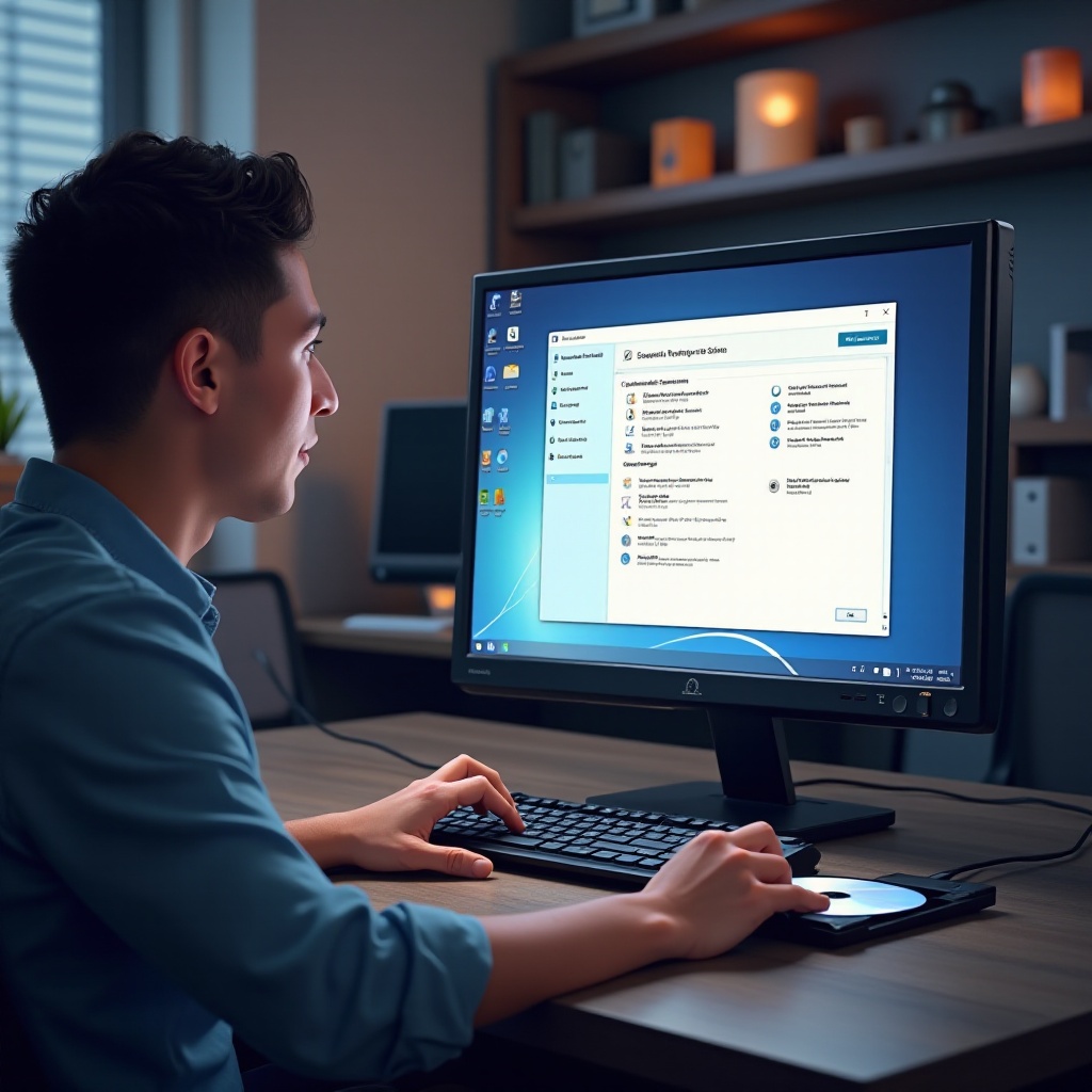 дисковод DVD в Windows 10 не читает диски