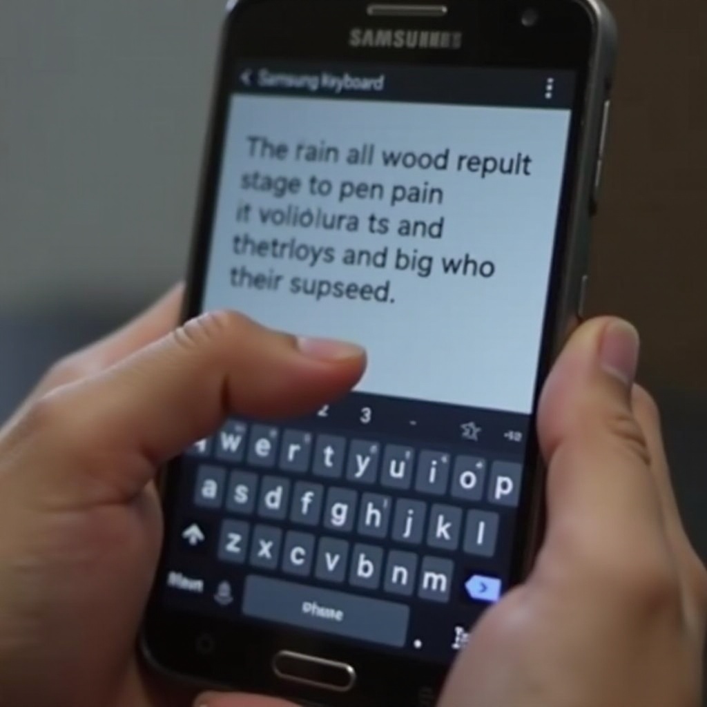 как добавить слова в клавиатуру Samsung