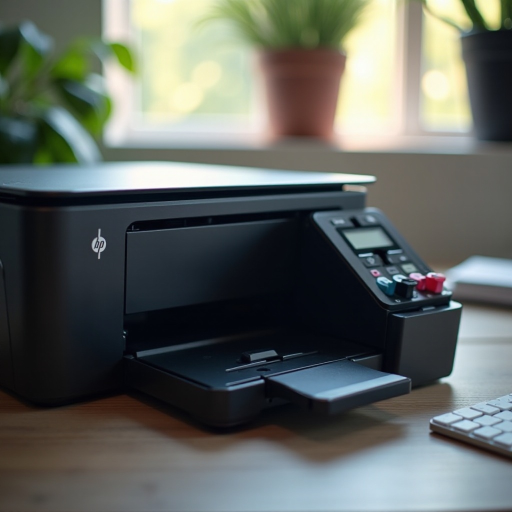 hp printer black ink not working