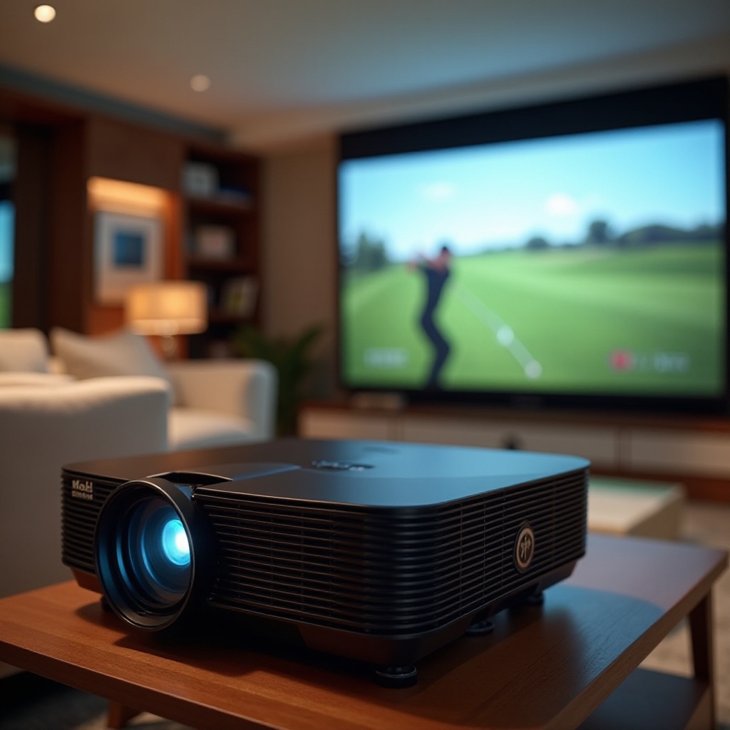 nejlepší 4k projektor pro golfový simulátor