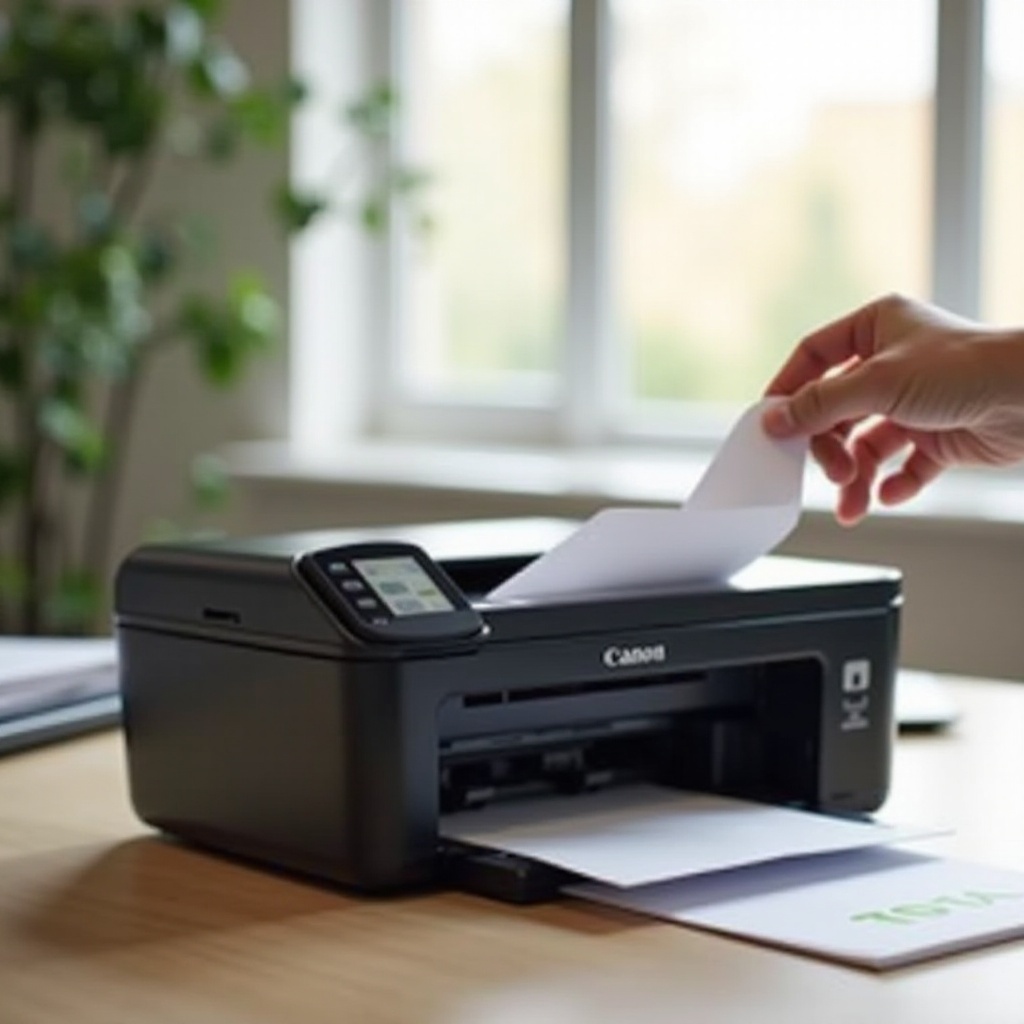 канон pixma блокирана хартия