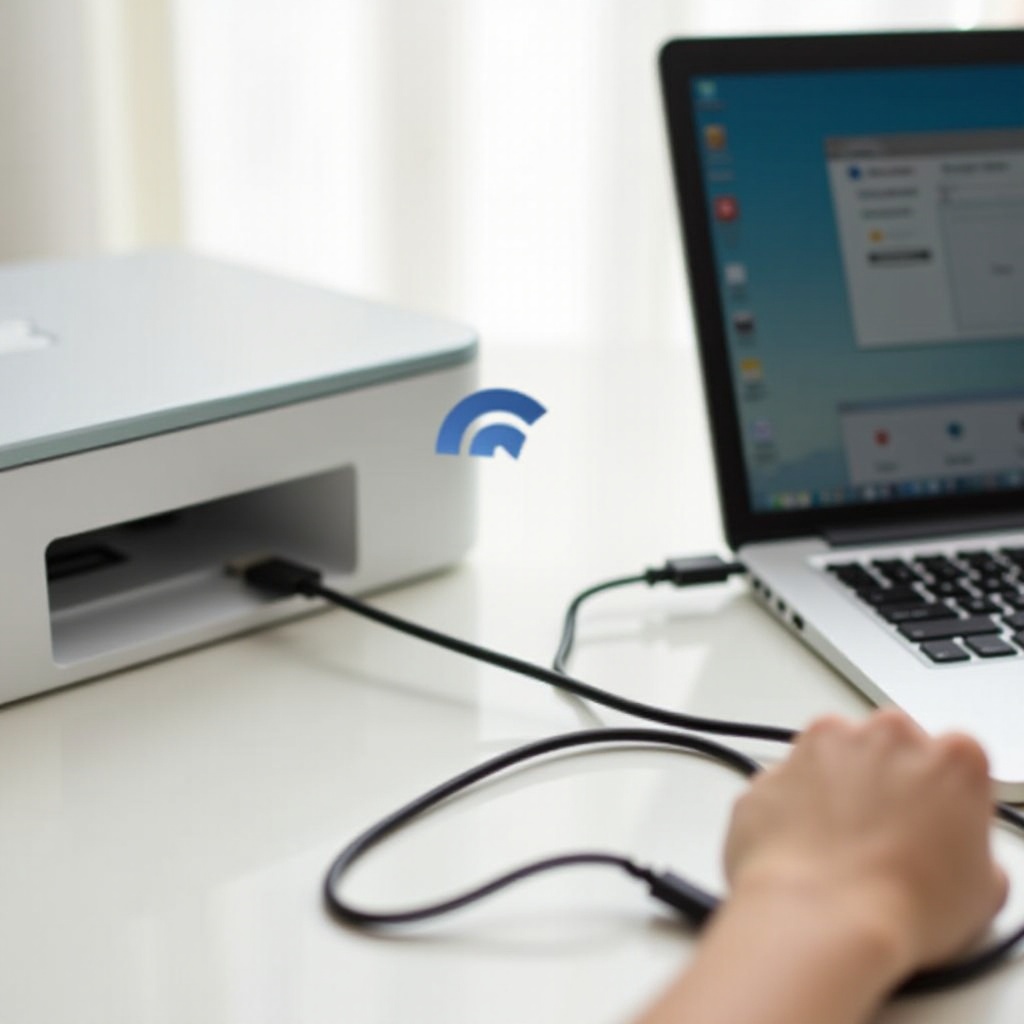 Chromebook-ul dvs. va detecta imprimantele conectate prin USB sau Wi-Fi.