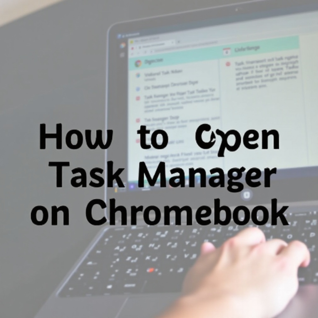 jak otworzyć menedżer zadań na Chromebooku