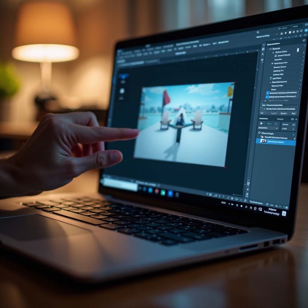 crearea unui filigran pe un laptop Chromebook