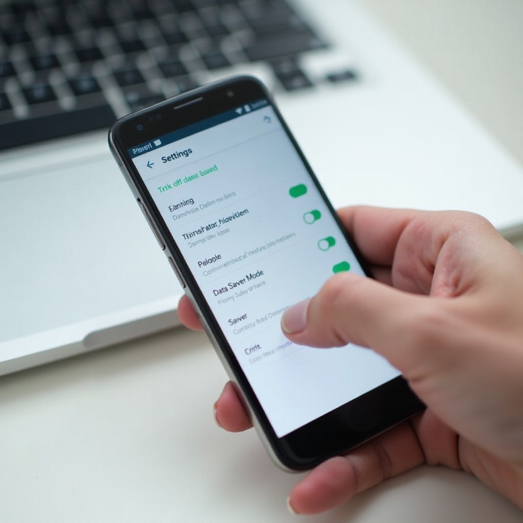 jak vypnout šetření dat na telefonu s Androidem