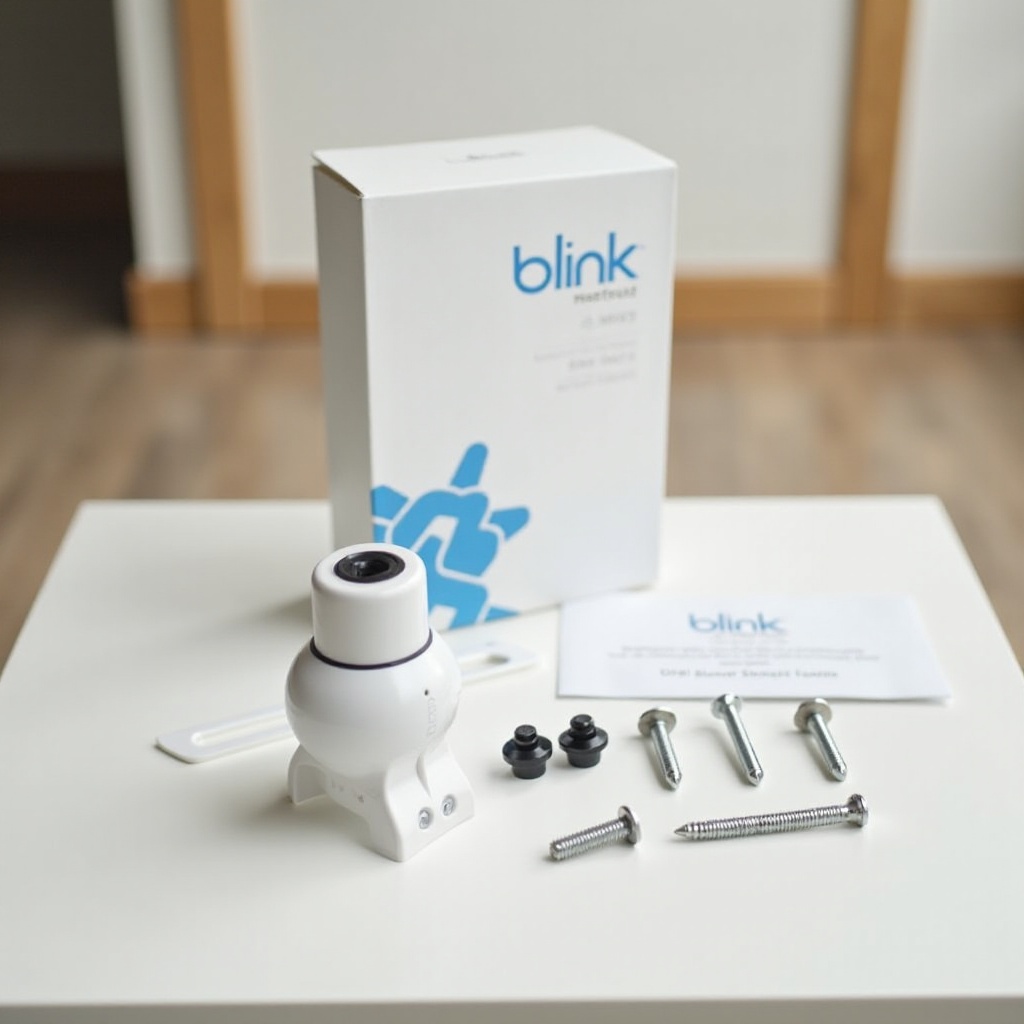 jak namontovat držák kamery Blink 4