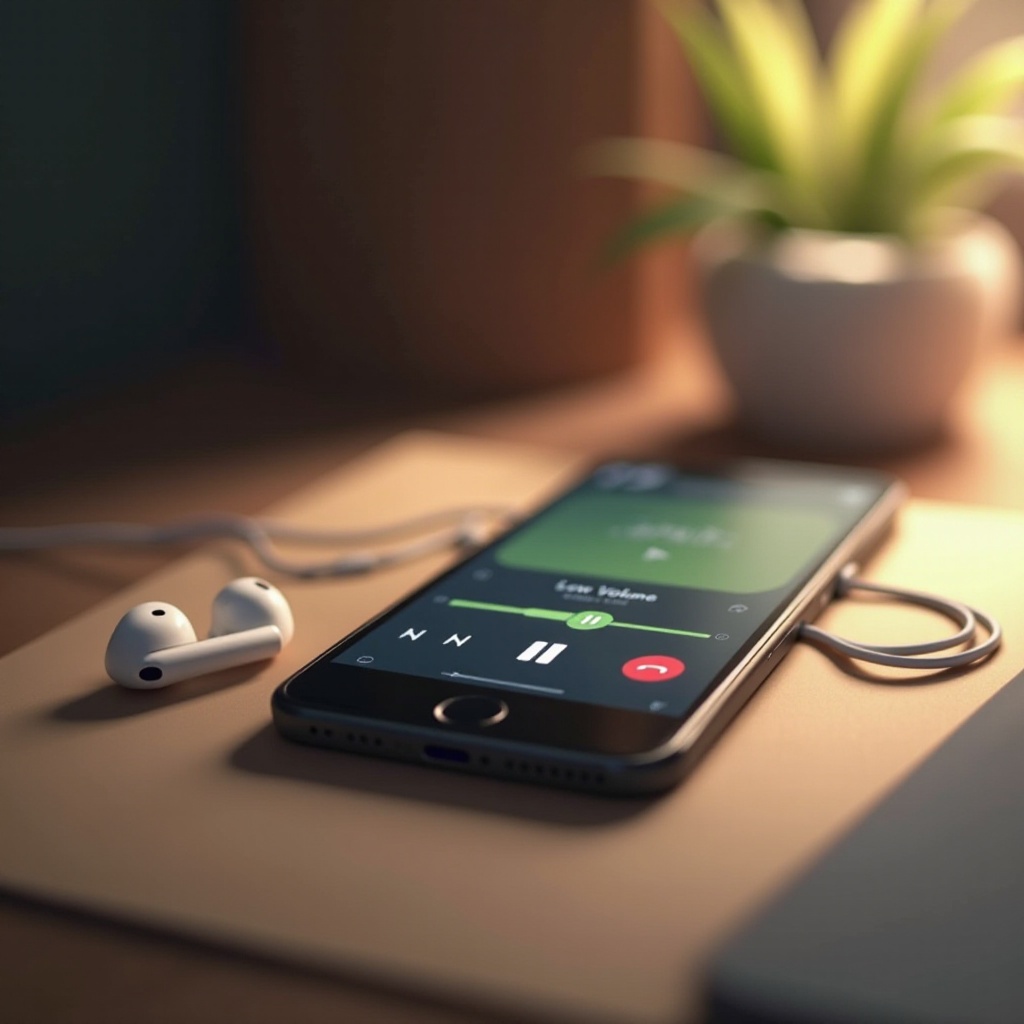 głośność iPhone'a niska podczas odtwarzania muzyki