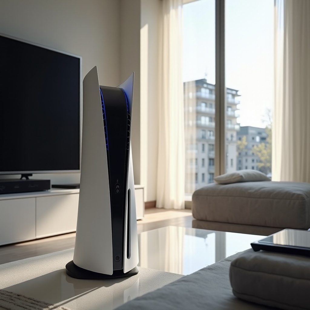 трябва ли ps5 да стои изправена
