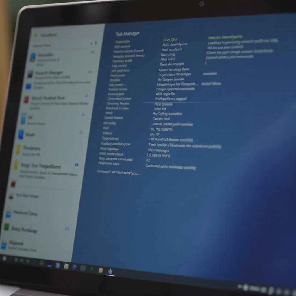 jak otworzyć menedżer zadań na Chromebooku