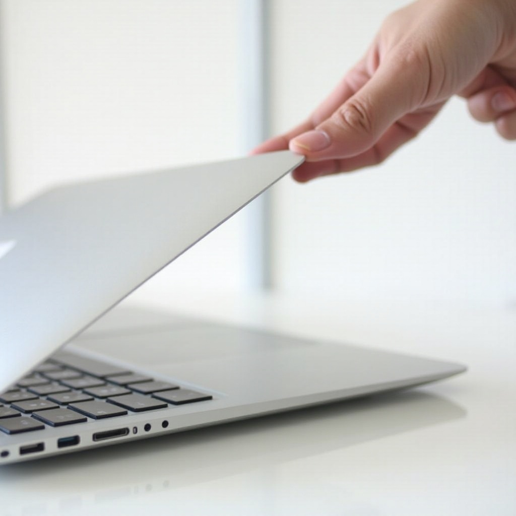 how do you open a macbook pro