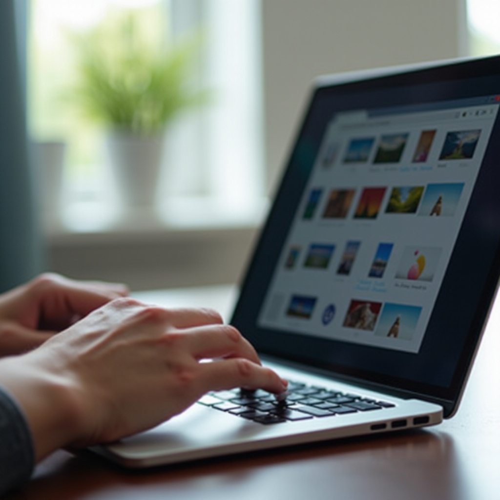 how to delete an old image on a laptop computer