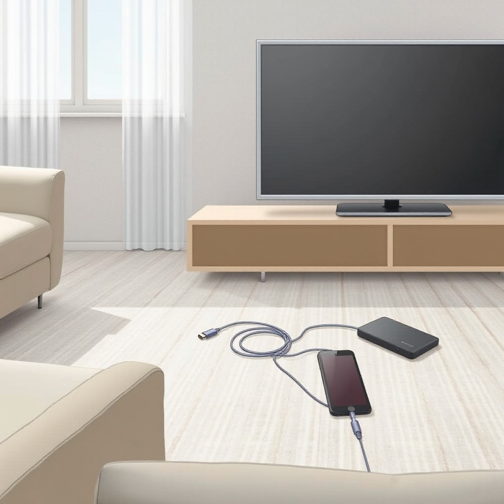 připojte telefon k tv přes usb