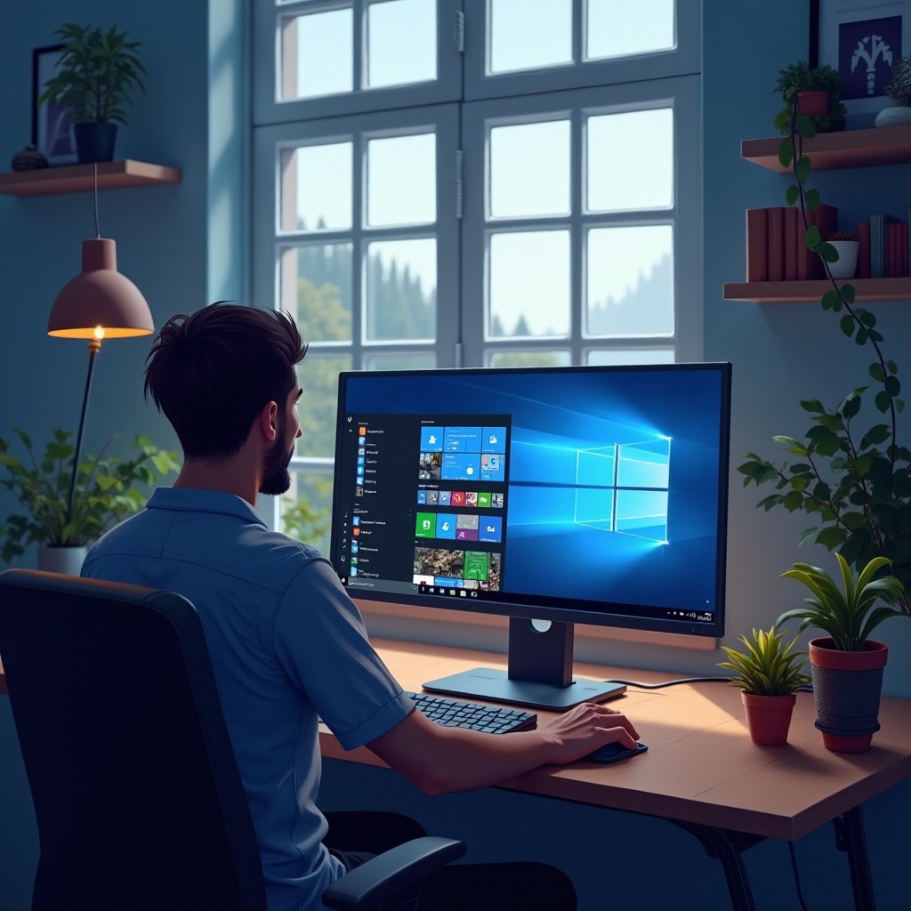 расположение экрана заставки в Windows 10