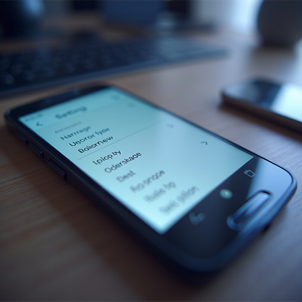 перезагрузить Android телефон через настройки