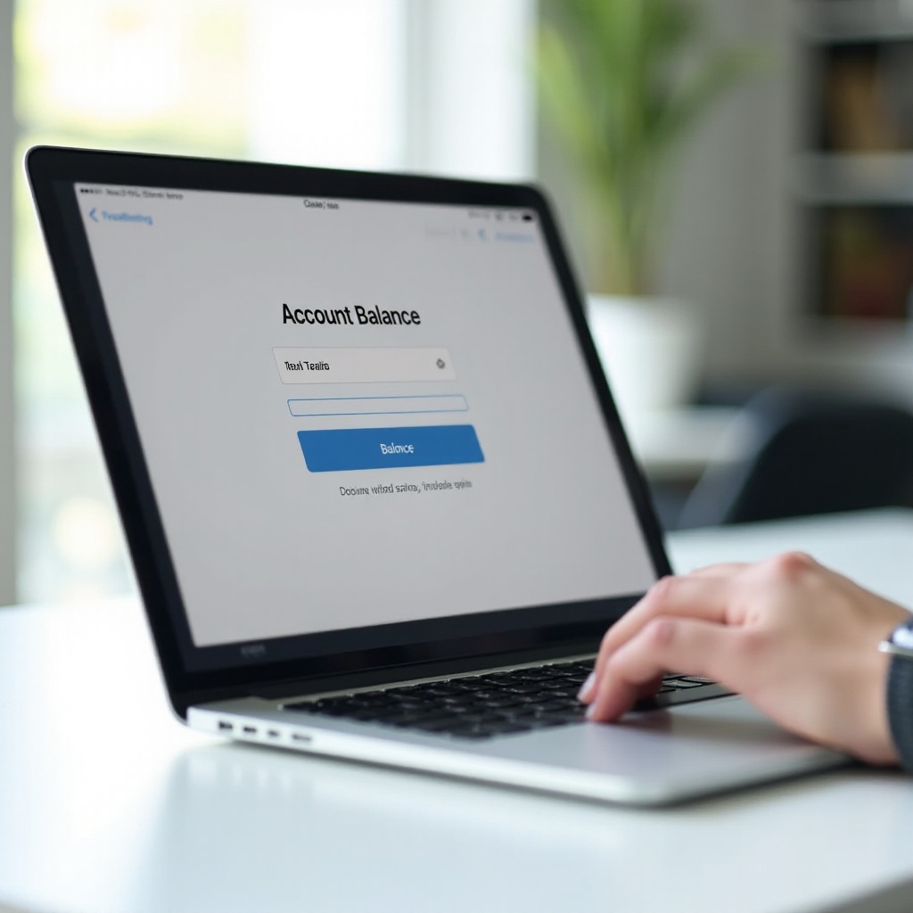how to check balance on your apple account on laptop