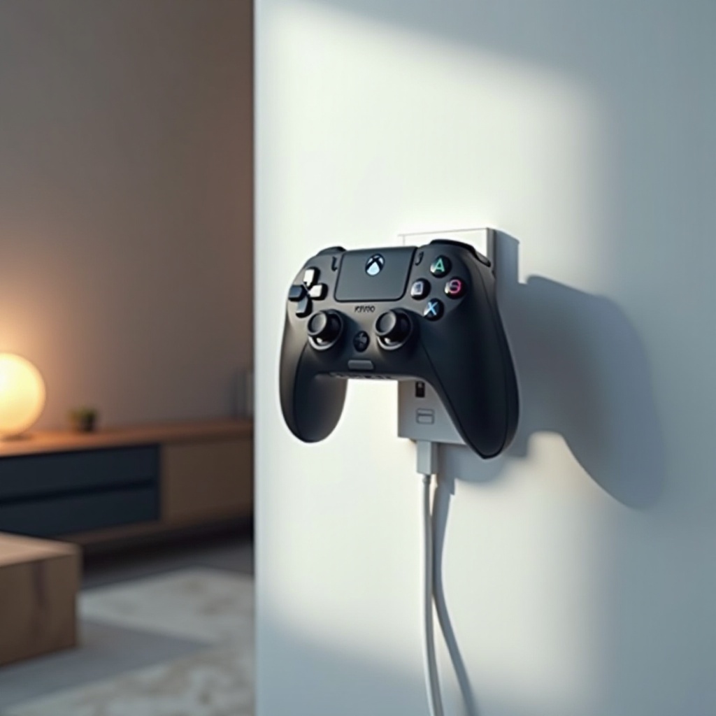 هل يمكنني شحن وحدة تحكم PS4 باستخدام مقبس حائط