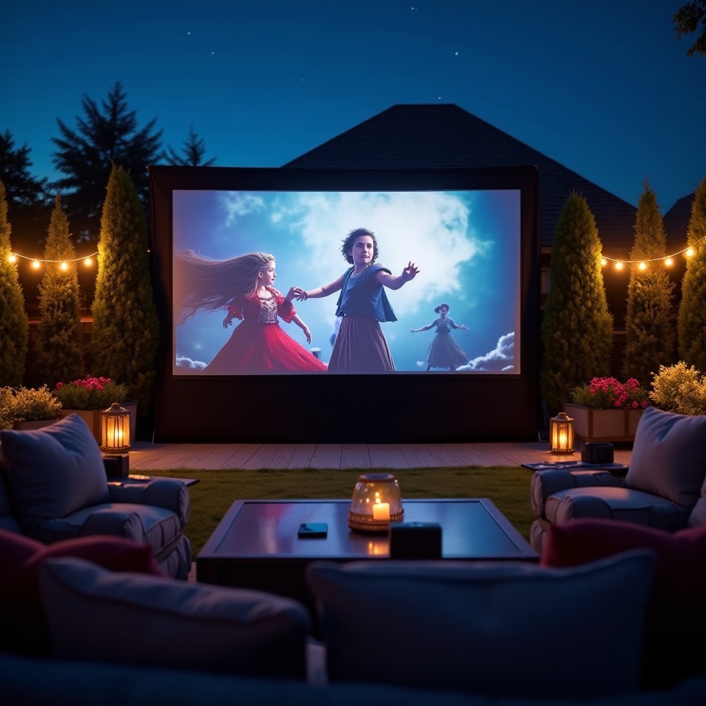 best buy outdoor projector screen