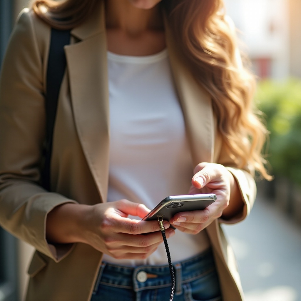 cum să folosești șnurul pentru telefon rPET