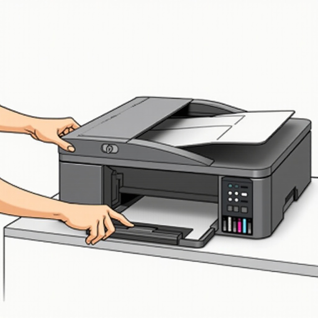 Černý inkoust v tiskárně HP nefunguje