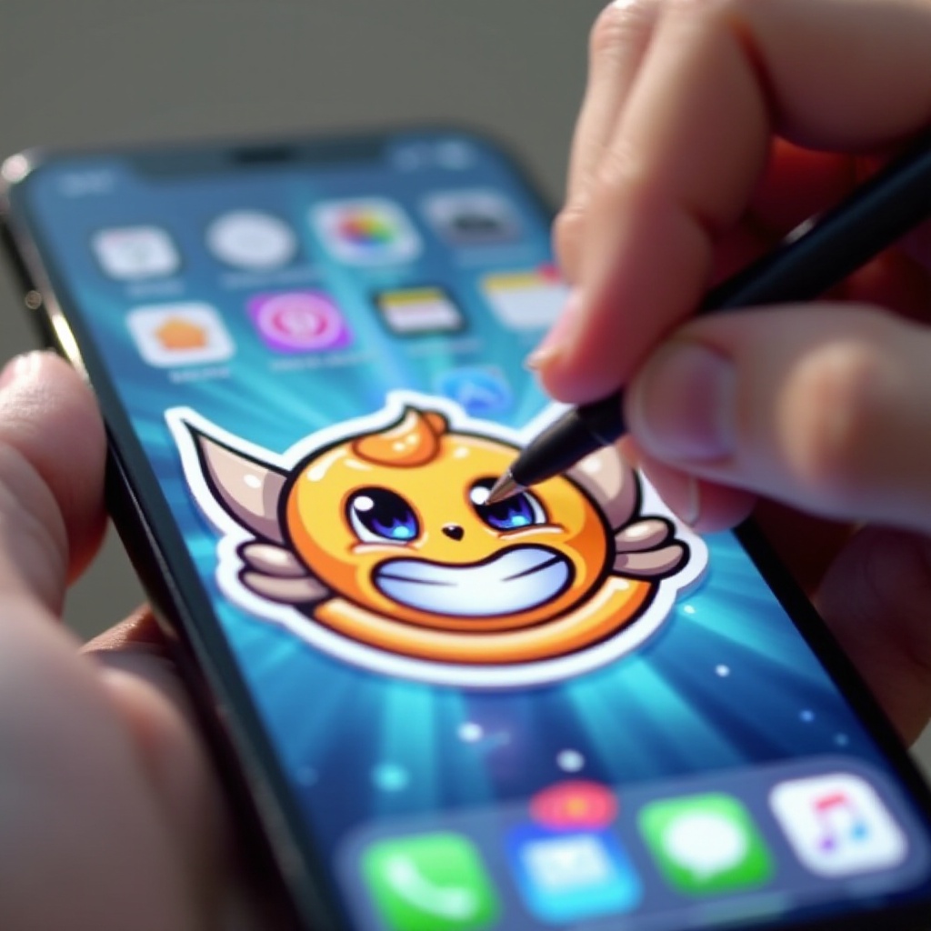 как да създадете движещ се стикер на iPhone