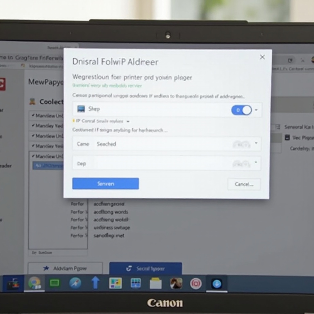 kde je adresa tiskárny pro tiskárnu canon mg3620 chromebook