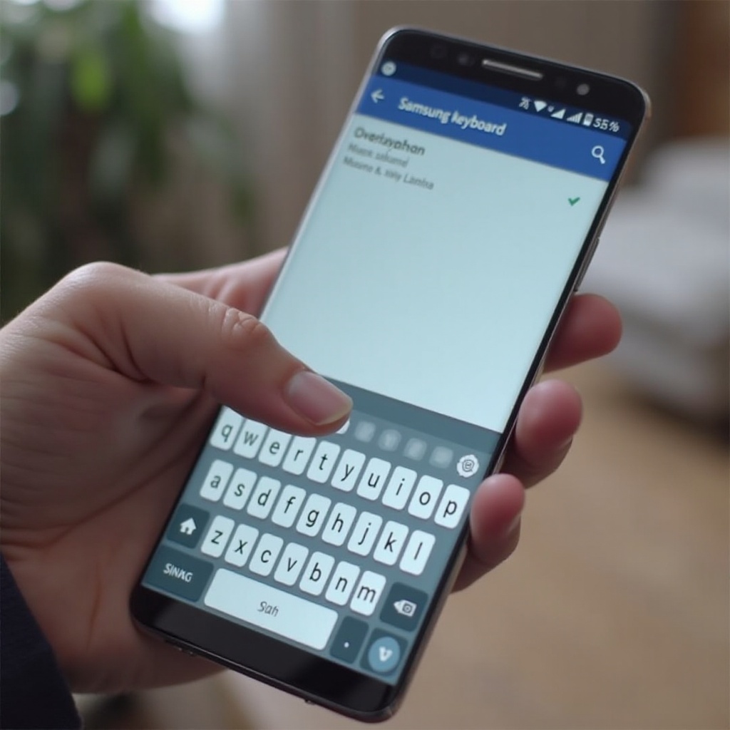 كيفية إضافة كلمات إلى لوحة مفاتيح سامسونج