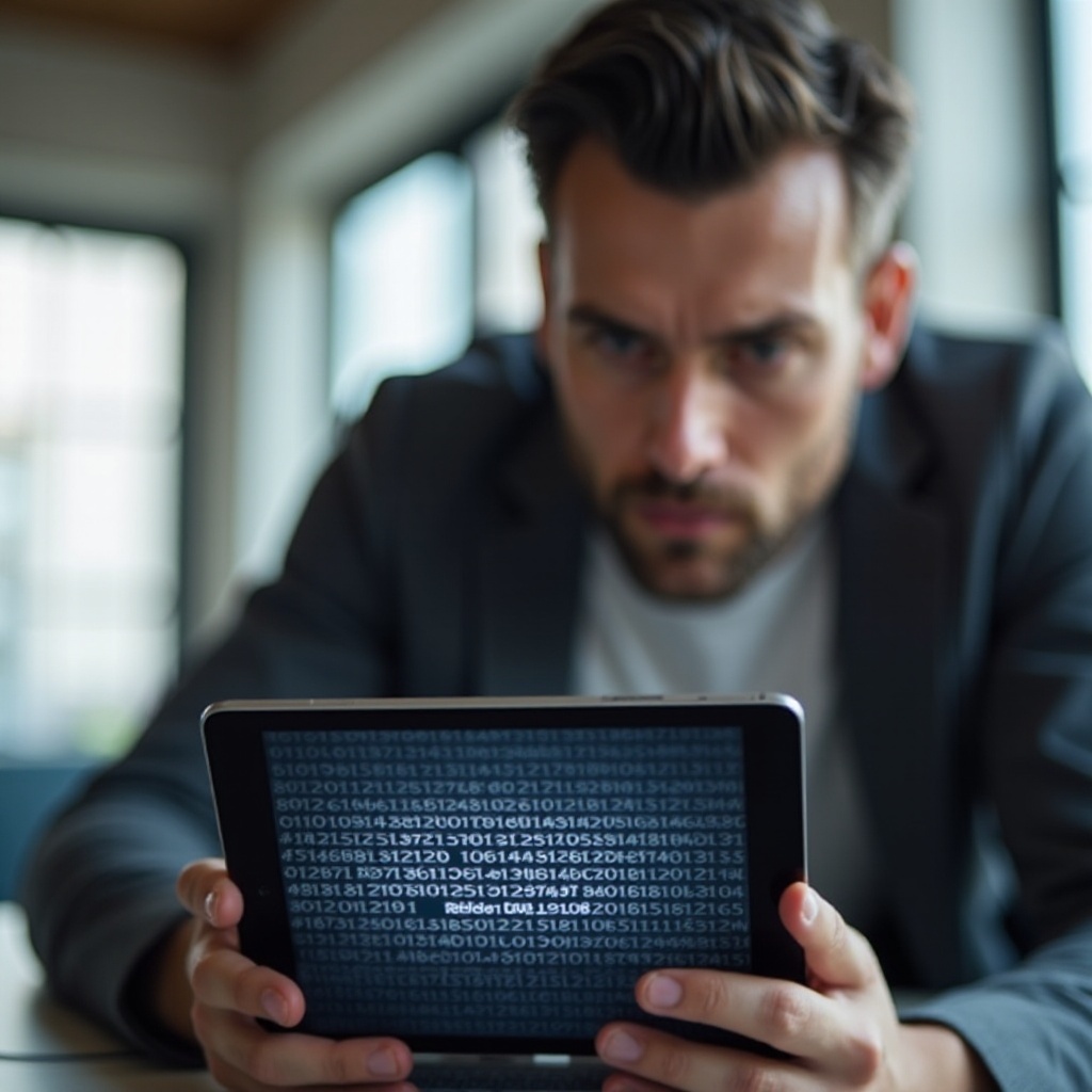 iPad w pętli rozruchowej