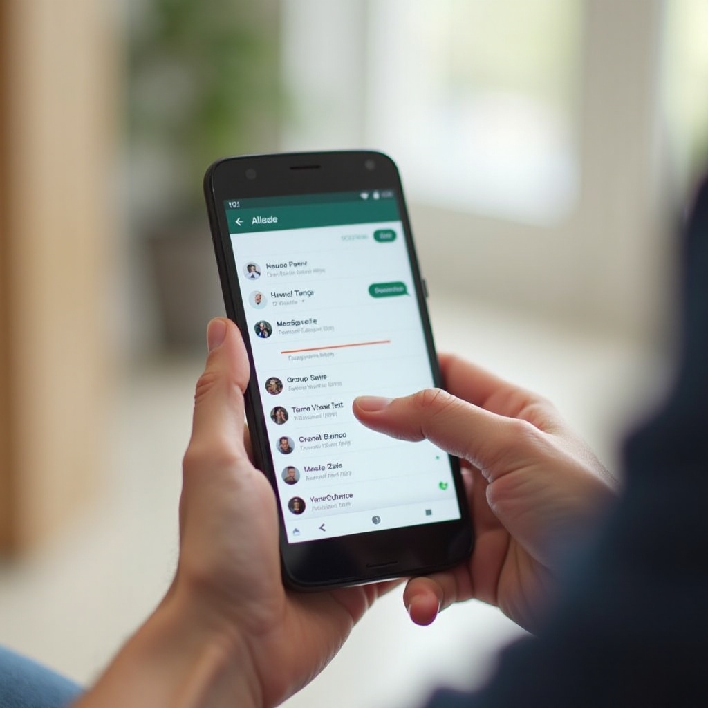 как да напуснете групово текстово съобщение на Android
