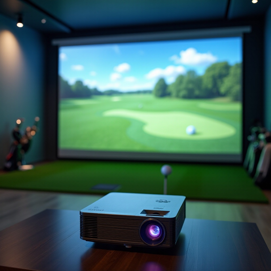 best 4k projector for golf simulator