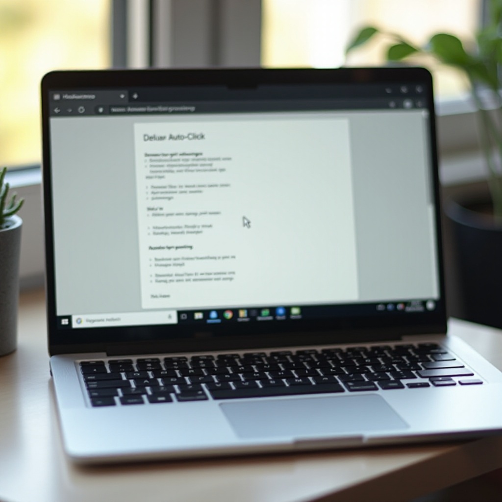 приложение Chromebook за деактивиране на автоматичното щракване на Android