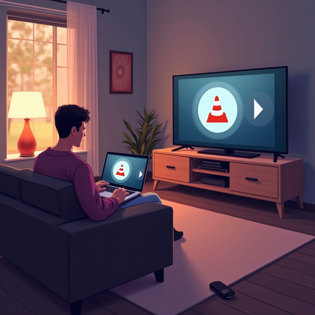 بث VLC إلى التلفاز باستخدام Chromecast