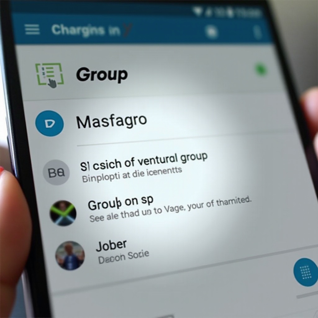 how to leave a group text message android