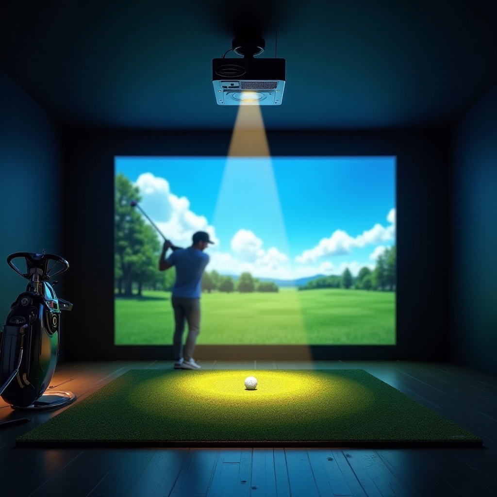 nejlepší 4k projektor pro golfový simulátor