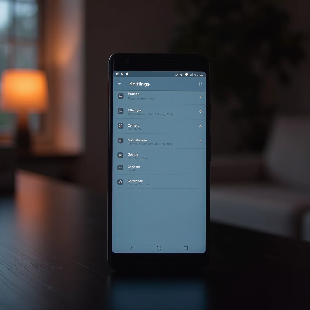 zrestartuj telefon z Androidem z ustawień