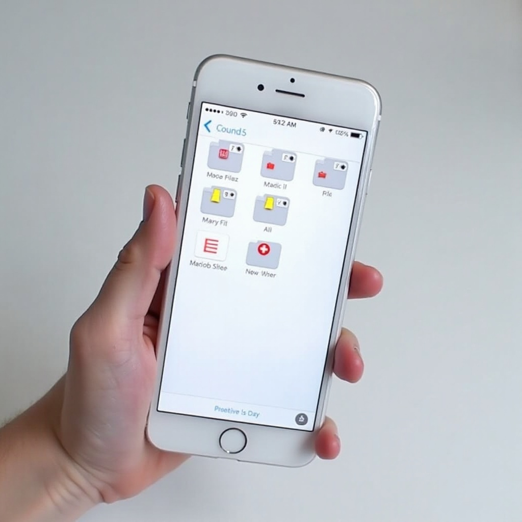 погледај iCloud фајлове сортиране по величини