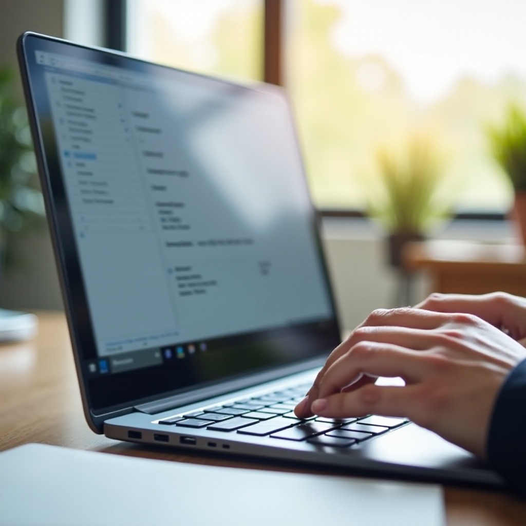 setări de afișare pentru Chromebook