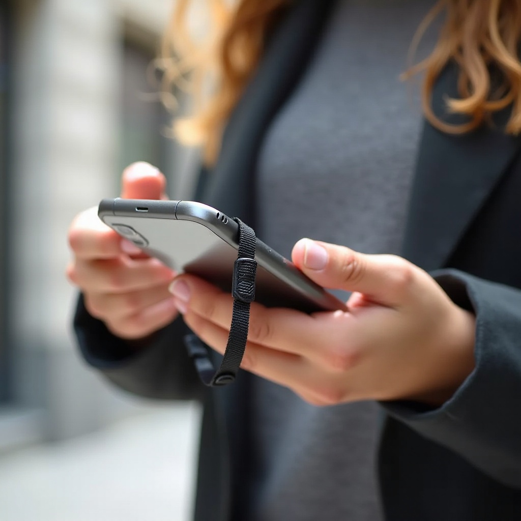 jak używać smyczy do telefonu z rPET