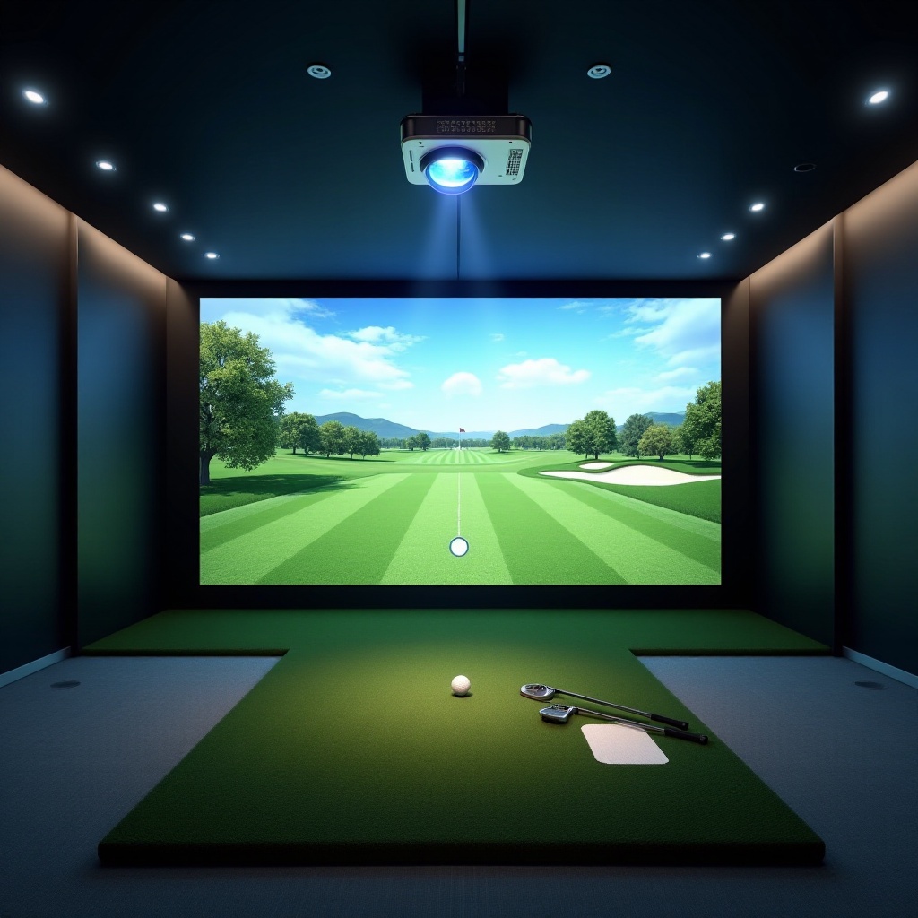 best 4k projector for golf simulator